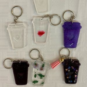 Keychain holders and refrigerator magnets